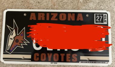 They still had Yotes plates