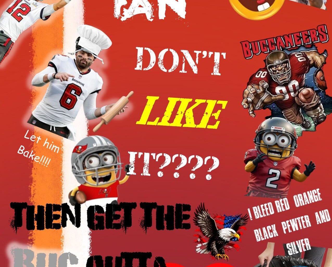 I love the Bucs and I make shitty posters. AMA