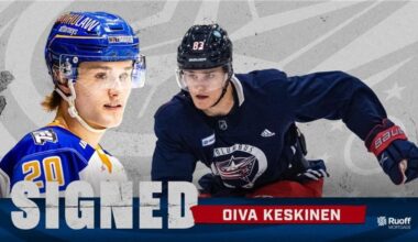 Blue Jackets sign Oiva Keskinen to Entry Level Contract