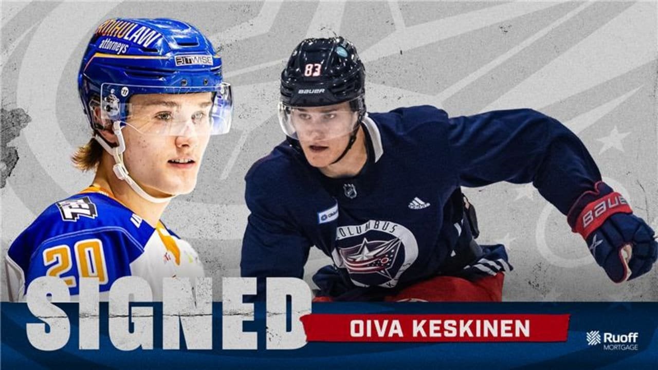 Blue Jackets sign Oiva Keskinen to Entry Level Contract