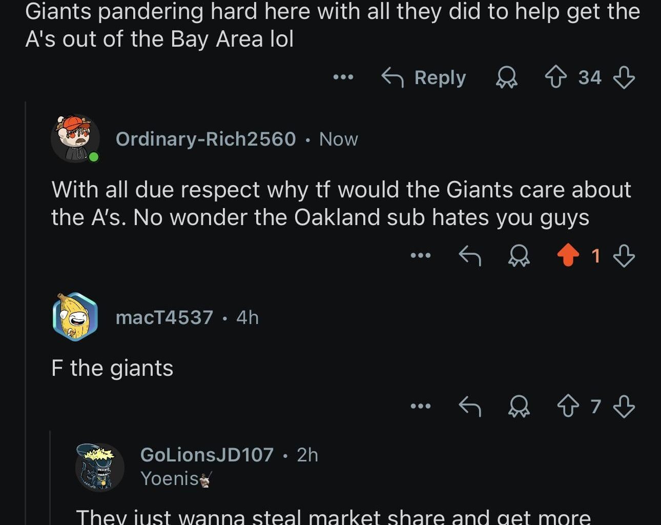 Got banned for this😭 Wow that sub is soft