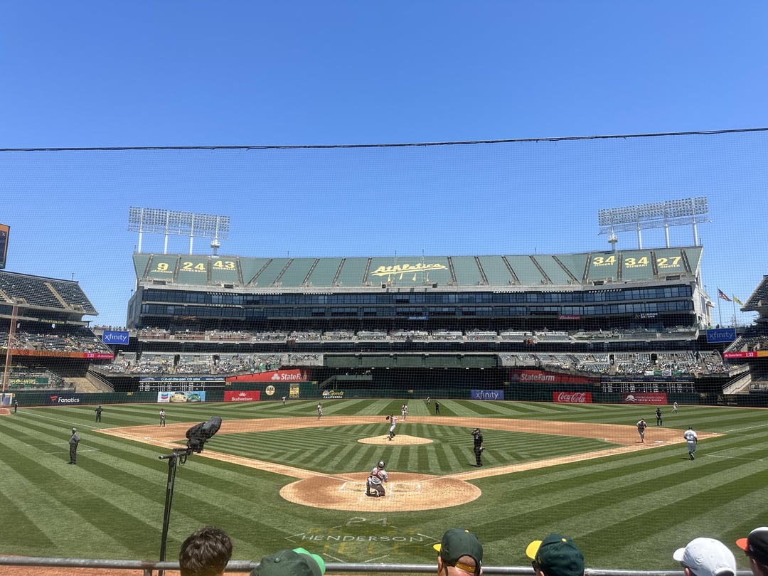 Miss the Oakland A’s at the Coliseum