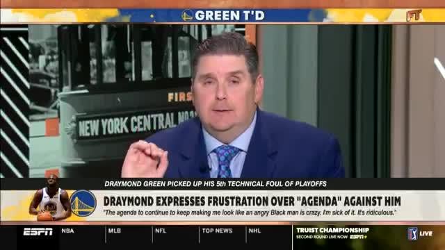 Brian WindHorst says people around the league have been complaining about how Draymond Green gets away with too many flagrant and technical fouls