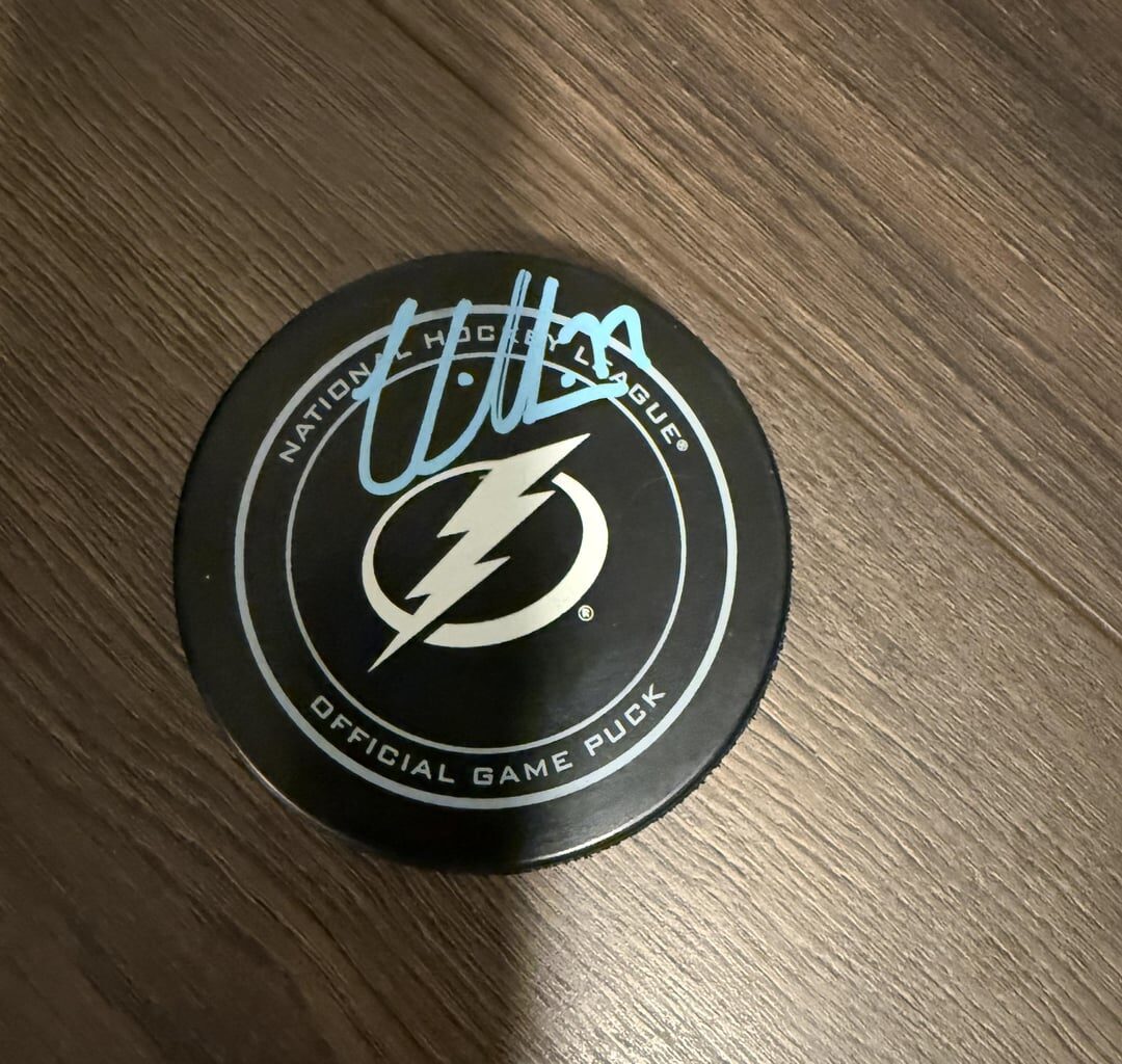 Signed pucks for sale