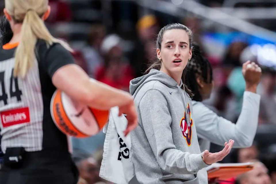 Indiana Fever guard Caitlin Clark.© Grace Smith&sol;IndyStar &sol; USA TODAY NETWORK via Imagn Images