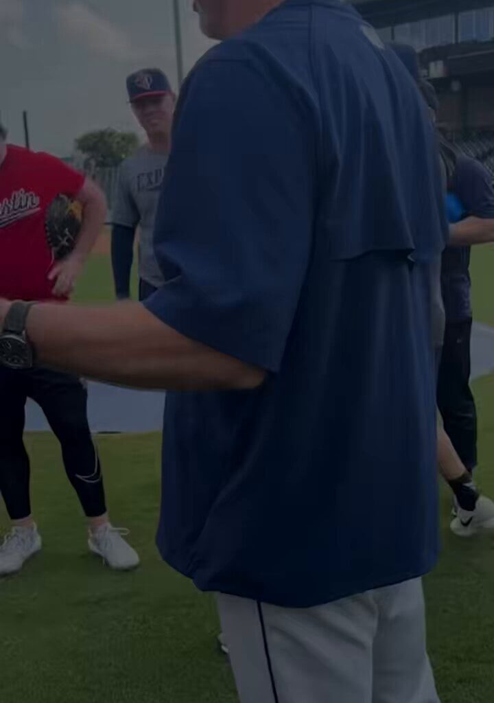 Blaine Crim gets told he's going to the big leagues