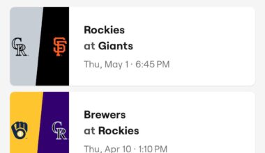 I’ve been to 33% of Rockies wins