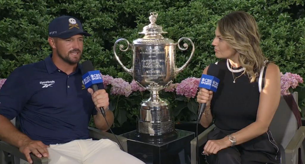 Fans praise Bryson DeChambeau for PGA Championship interview