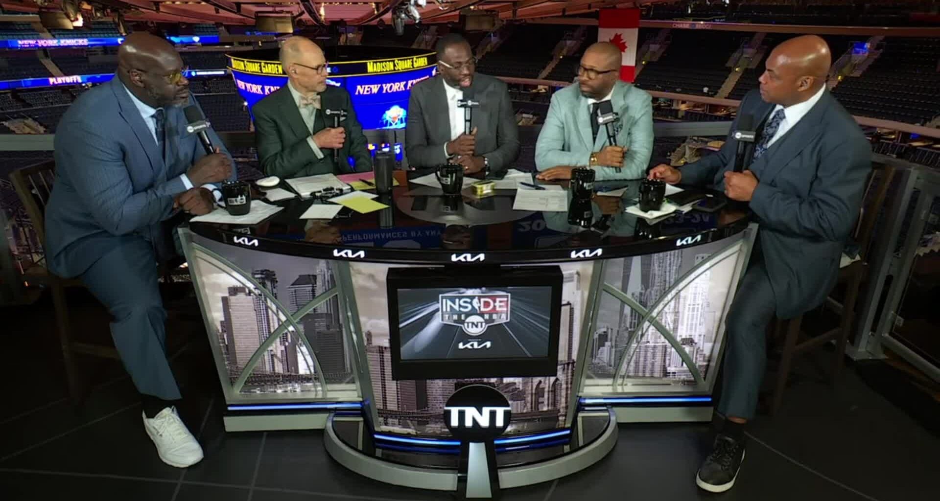 Draymond Green says goodbye to the Inside The NBA Crew, as he won't go on with them for the games in Indiana