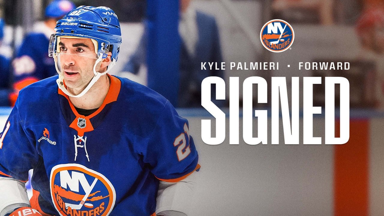 The New York Islanders have signed Kyle Palmieri to a two-year contract