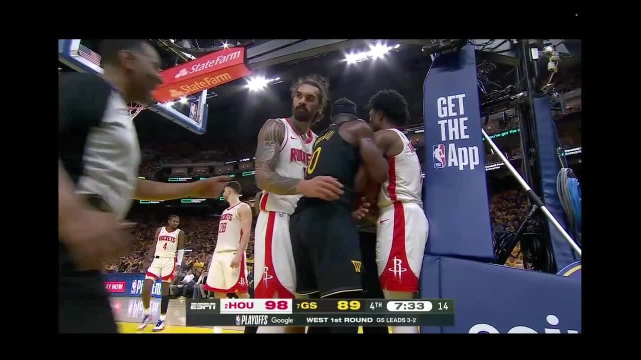 [Highlight] Butler and Thompson won't let go of the ball then Steven Adams joins in for a hug