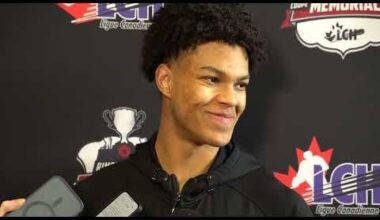 Cayden Lindstrom Interview | Memorial Cup Off-Day