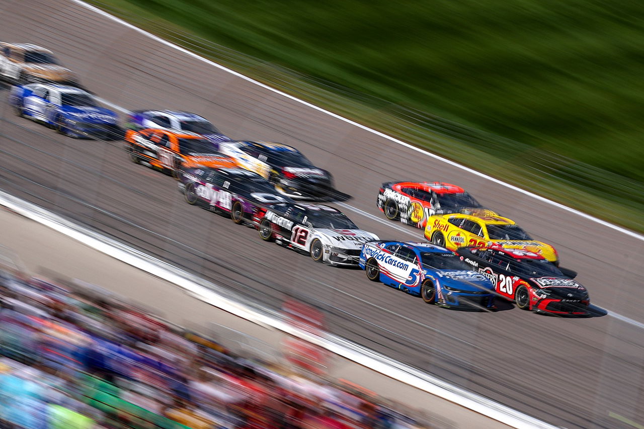 Christopher Bell was “just trying to get to the end” in NASCAR Kansas race