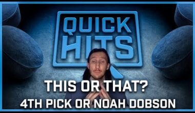 Would you trade 4th overall for Noah Dobson?