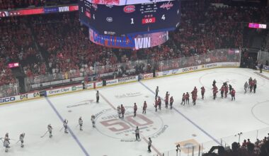 Caps advance to face the Hurricanes. Montreal is eliminated from the 2025 Playoffs.