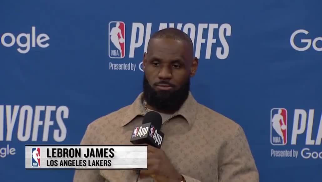 LeBron on the Lakers having no Center: "No comment. My guy AD said what he needed, and then he was gone the following week."