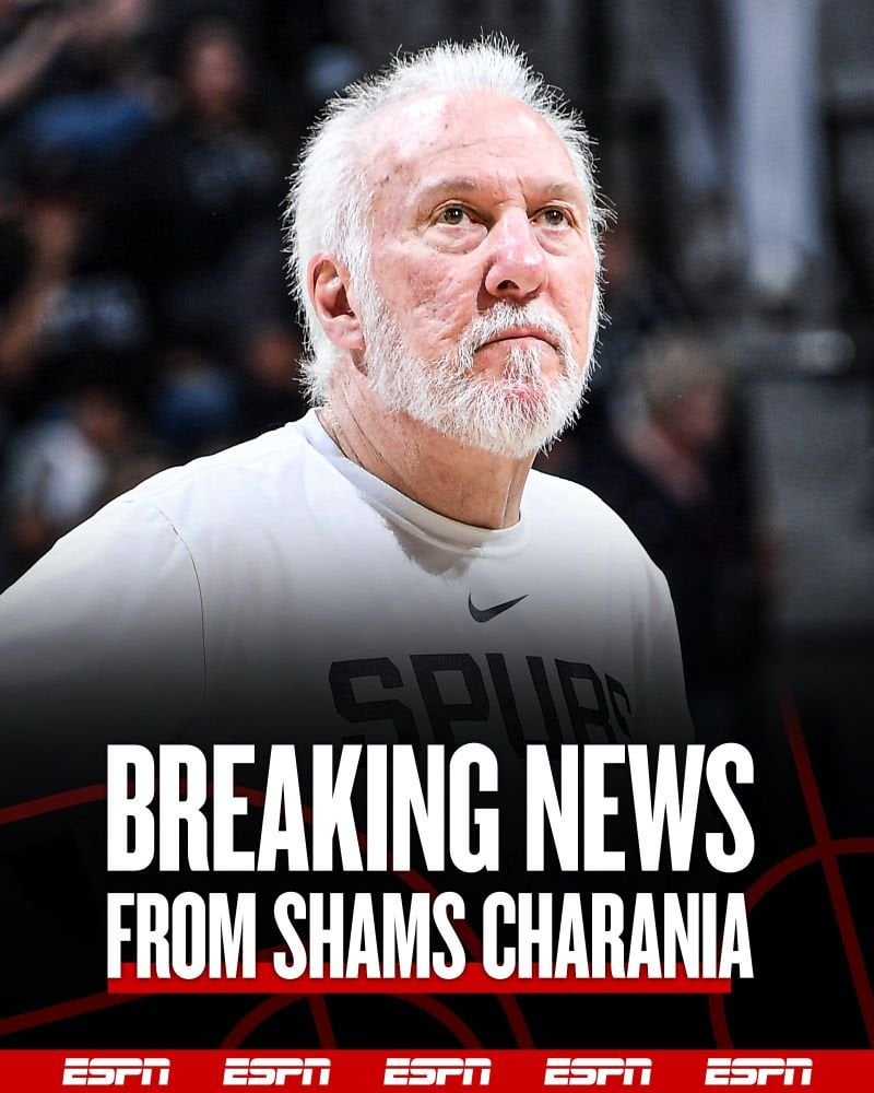 [Charania] BREAKING: Gregg Popovich will no longer be Head Coach of the San Antonio Spurs and is transitioning full-time to Team President, sources told ESPN. The iconic Popovich is a Basketball Hall of Famer, the NBA’s all-time winningest coach, and led the Spurs to five championships.