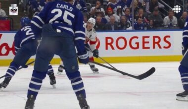 [Video] Bennett and Stolarz Collision, Stolarz was seen puking on bench, and later taken out of building via stretcher