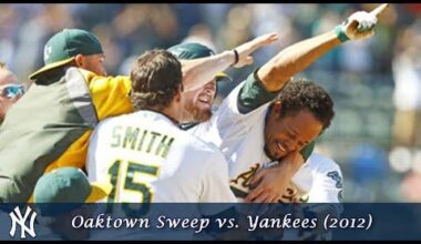 A classic, Oakland completes the 4 game sweep of the Yankees in The Coliseum. (2012)