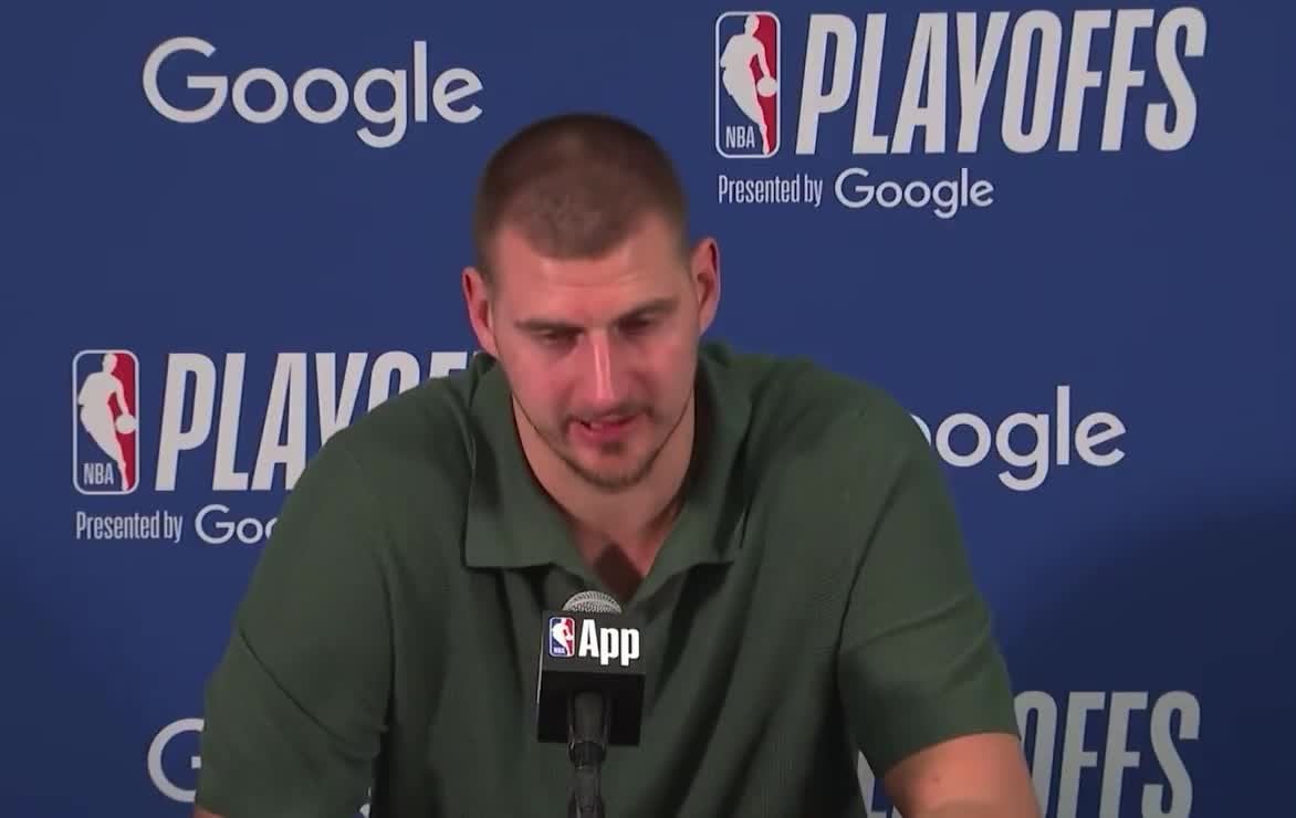 Nikola Jokic on whether the Nuggets can win another championship as currently constructed: “We didn’t, so obviously we can’t. If we could, we would win it. I don’t believe in those ifs stuff. We had opportunities. We didn’t win it, so I think we can’t.”