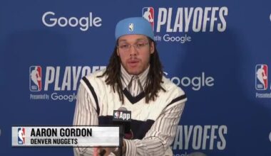 Aaron Gordon on the playoff scheduling: "I would really, really appreciate it if there were a couple of days in between games in the playoffs instead of every other day. The product of the game would be a lot better. You'll see a higher level of basketball. Probably less blowouts."