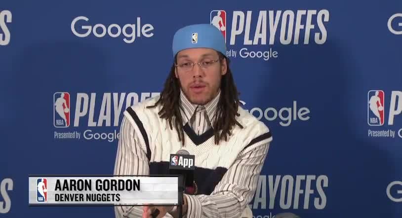 Aaron Gordon on the playoff scheduling: "I would really, really appreciate it if there were a couple of days in between games in the playoffs instead of every other day. The product of the game would be a lot better. You'll see a higher level of basketball. Probably less blowouts."