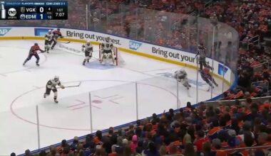 Henrique scores his second.  Kane given a penalty after the goal. 2-0 Oilers