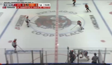 Lindstrom strikes early for his first goal in Game 2