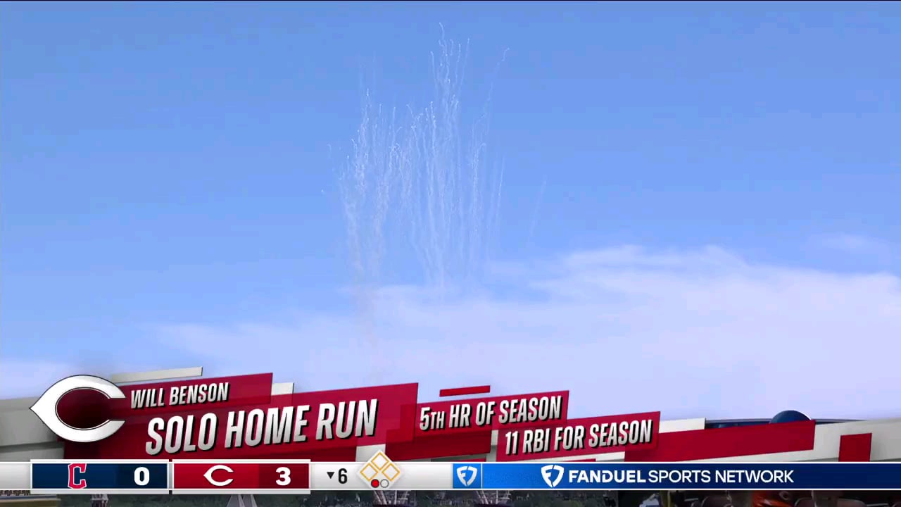 Will Benson Blasts another 3-0 Reds