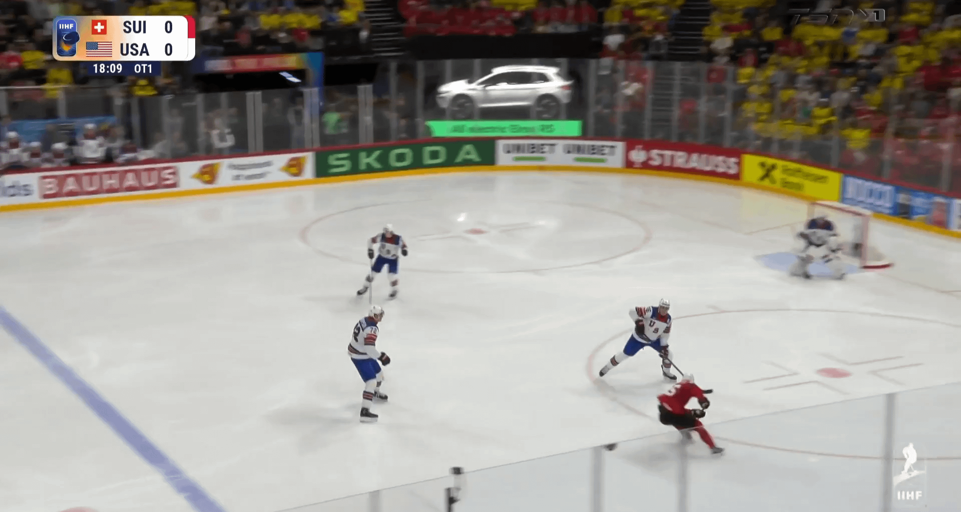 Logan Cooley assists Tage Thompson’s OT goal to win gold at the Men's World Championship