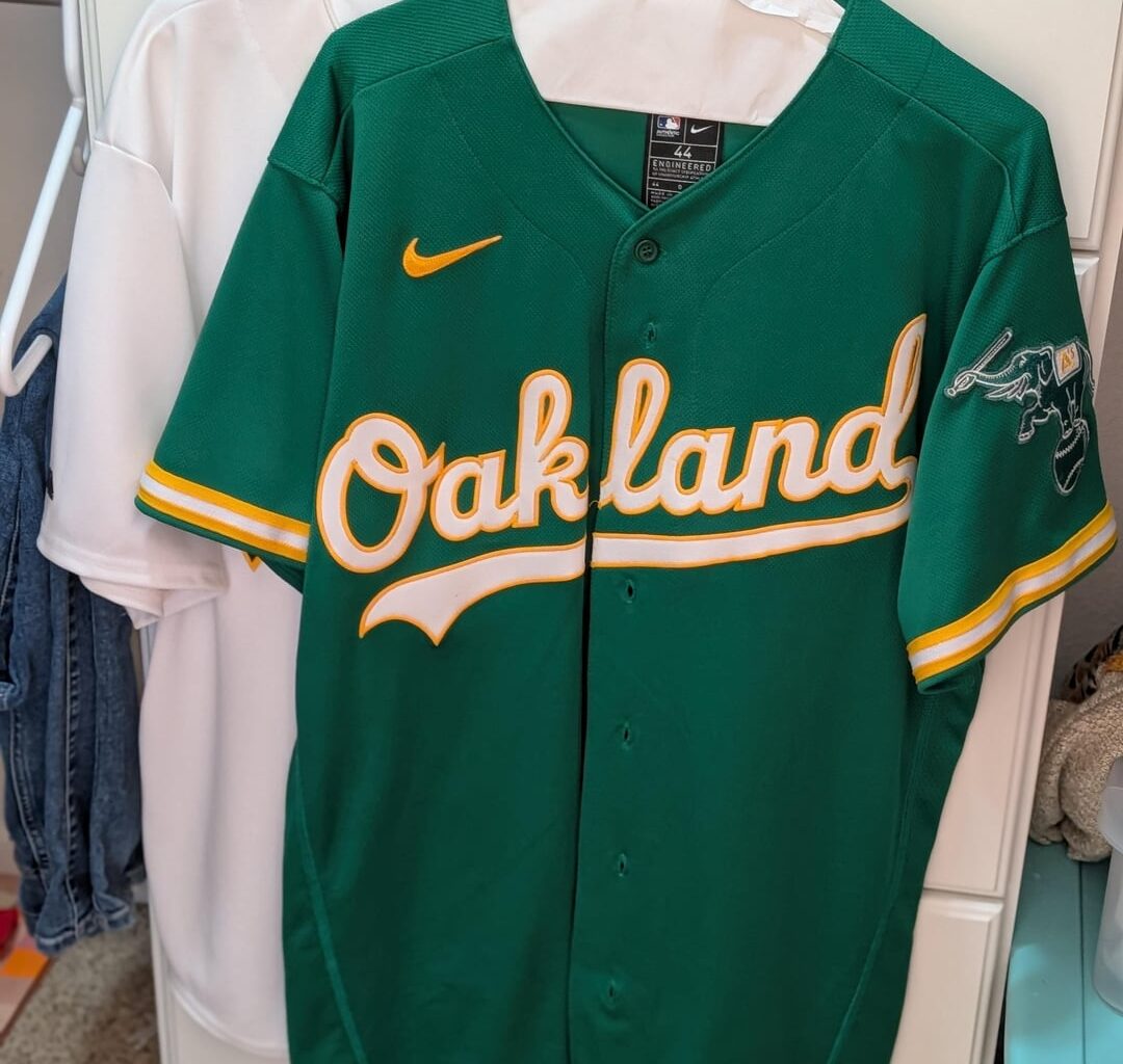 Was cleaning out the closet & stumbled on a few depressing remnants of the past... #FJF #oaklandforever