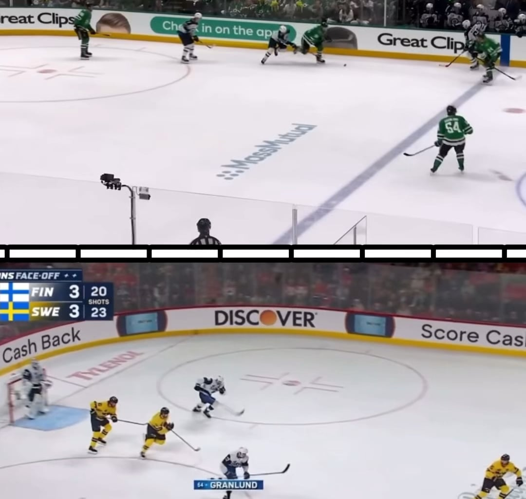 Granlund’s second goal yesterday looked eerily similar to his 4 Nations OT winner against Sweden
