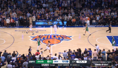 [Highlight] The New York Knicks advance to the Eastern Conference Finals for the first time since 1999-2000 with a 119-81 victory. It is their largest margin of victory in playoff history