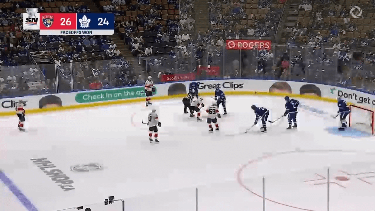 [FLA (6)-0 TOR] Bennett scores off the faceoff for the powerplay goal