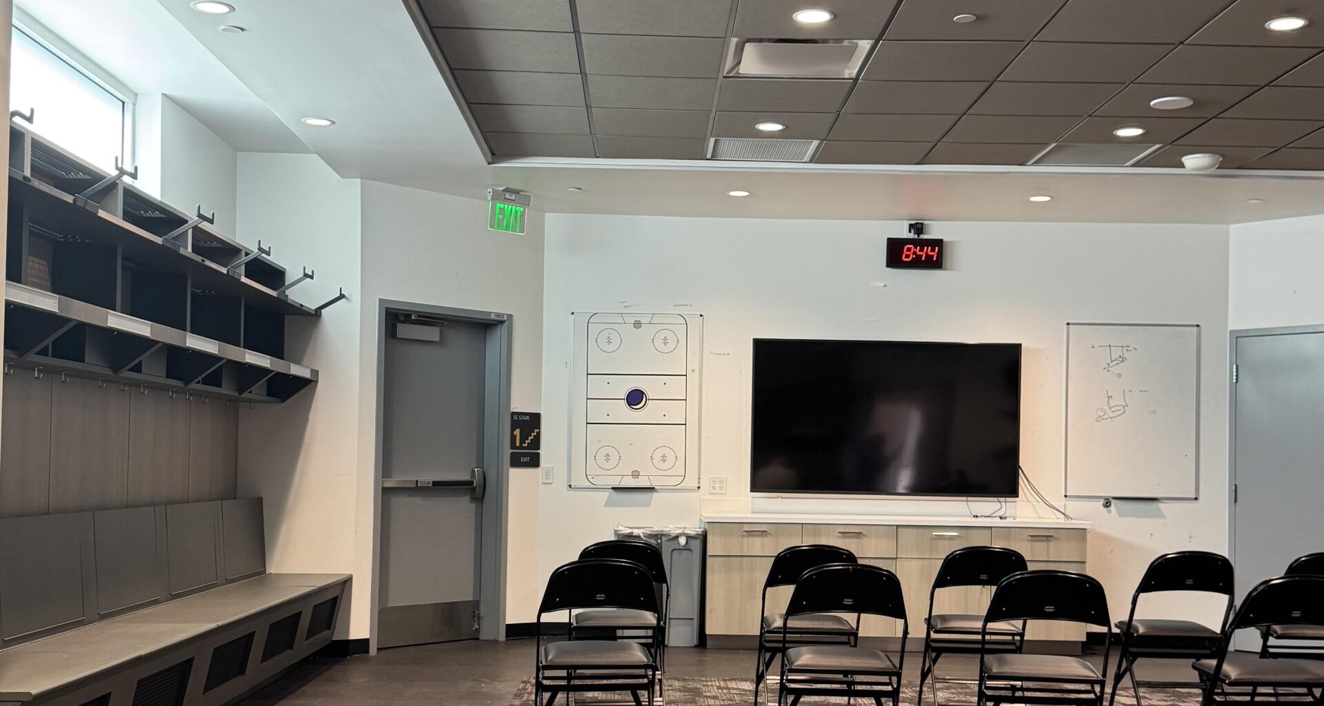 Inside the locker room as of 5-17-25