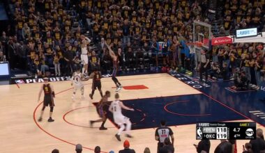 [Highlight] Aaron Gordon with the game-winner 3-pointer to beat OKC in game!