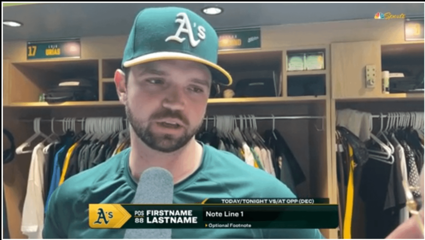 Quality A's broadcasting as always