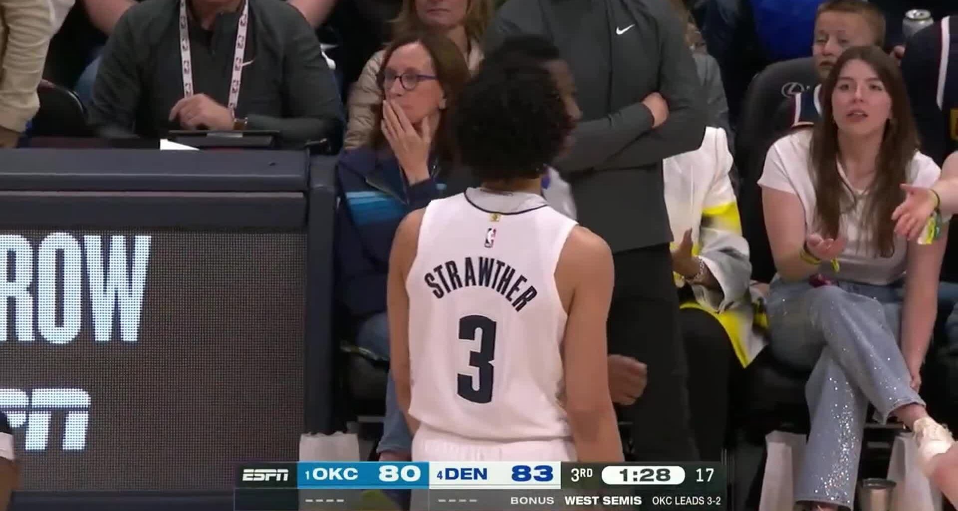 Mr. Olympia Julian Strawther sends Lu Dort flying to another dimension