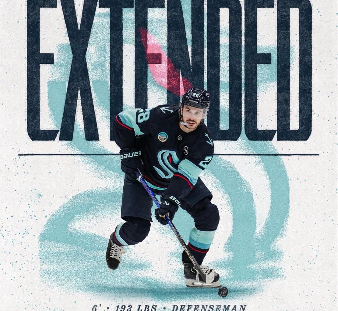 The Seattle Kraken have extended Josh Mahura. 2 years at $907,500 AAV.