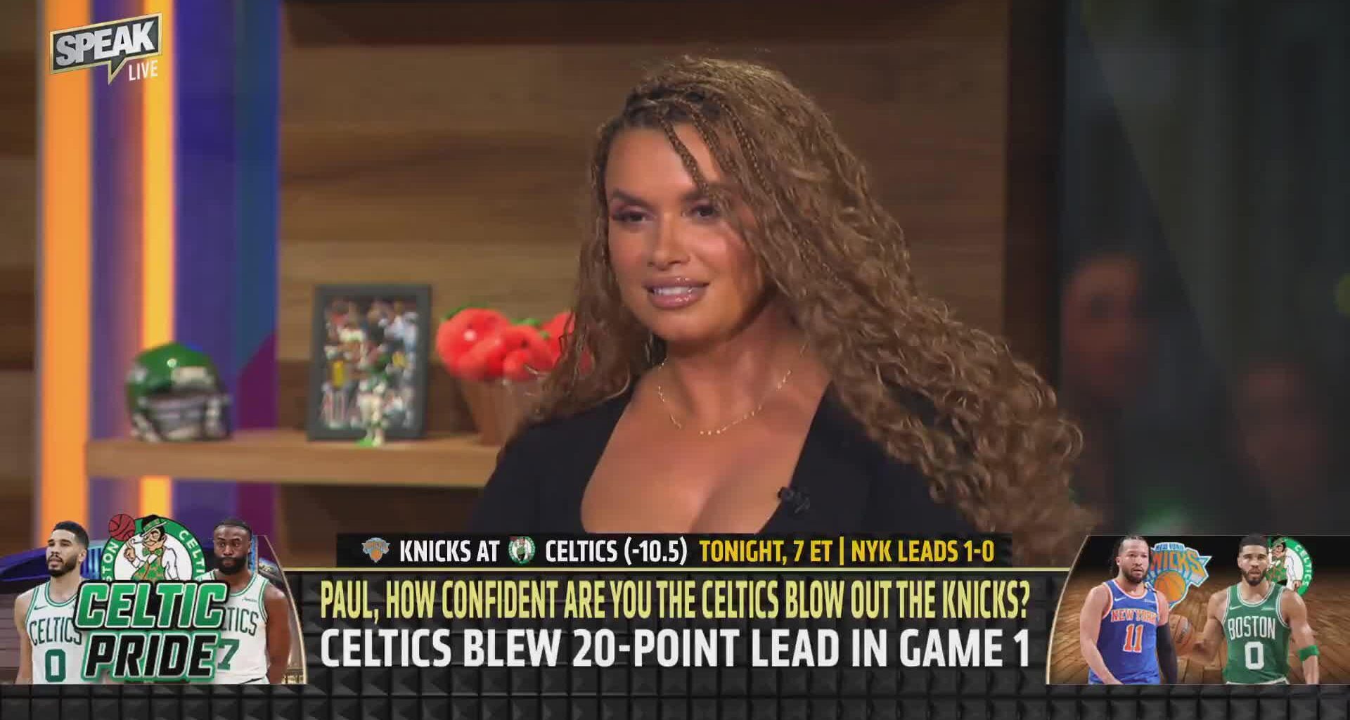 Paul Pierce early on Wednesday before Game 2 of Knicks/Celtics: “If the Celtics lose Game 2 at home, I’m walking here tomorrow, 15 miles! In my robe, no shoes on, barefoot... Put the house on this game... you got a better chance of walking out the studio and seeing a dinosaur!"