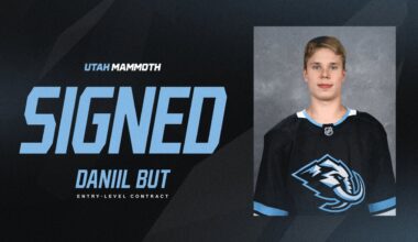 Utah Mammoth sign Daniil But to entry level contract!