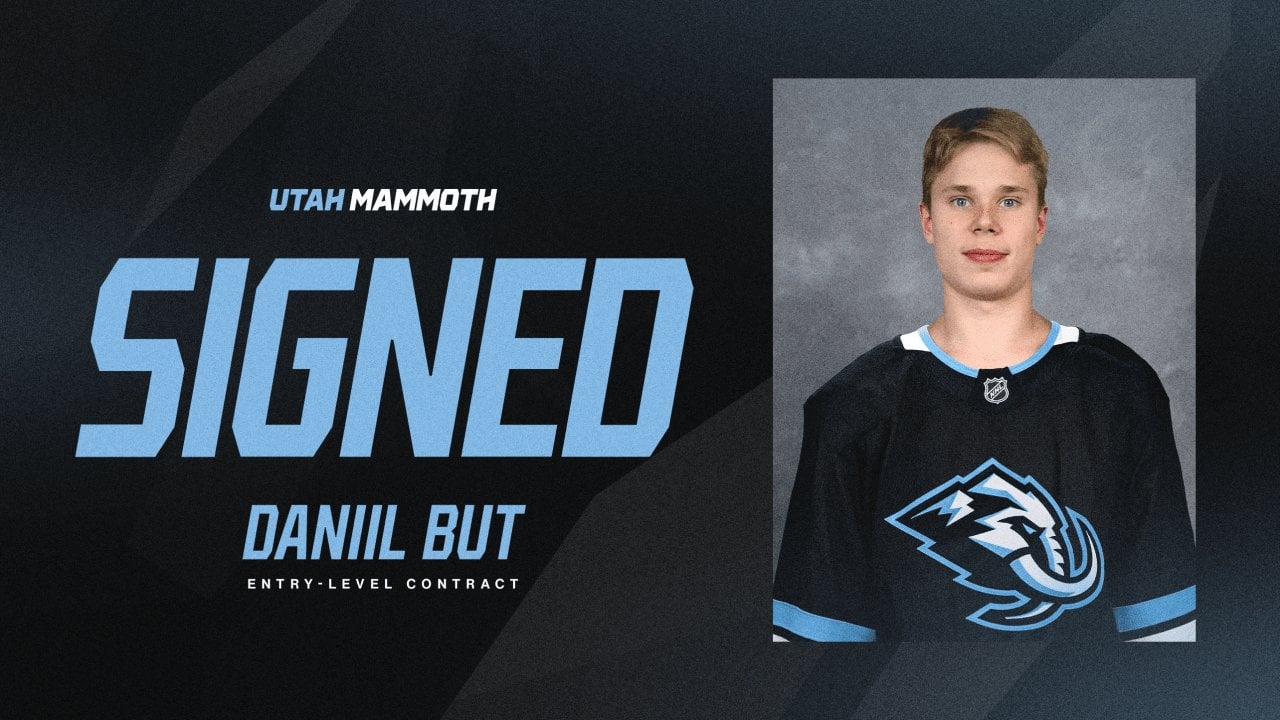 Utah Mammoth sign Daniil But to entry level contract!