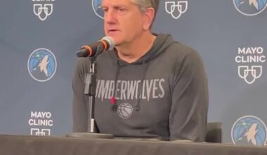 Chris Finch today when talking about things Ant needs to work on for next year: "Foul drawing, you see right now in the league, you see what gets rewarded. You need to kind of lean into that a little bit, even though it's not necessarily how he likes to play, but it seems to be effective."