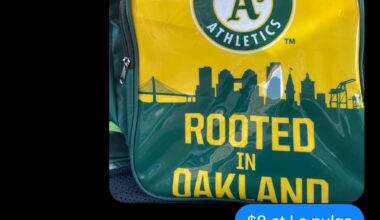 Shared my flea market find with my buddy who use to work front office for the A’s