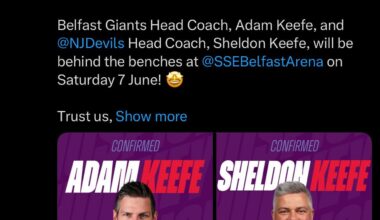 There will be a battle of the Keefe brothers this offseason in a charity tournament in Belfast!