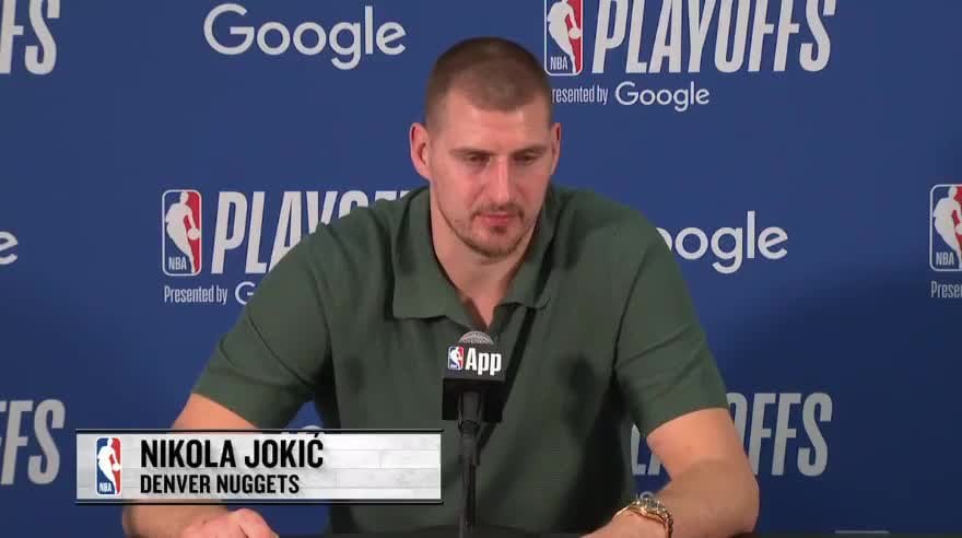 Nikola Jokic on how this offseason will be compared to last: "The next couple of days is gonna be a lot of beer probably"