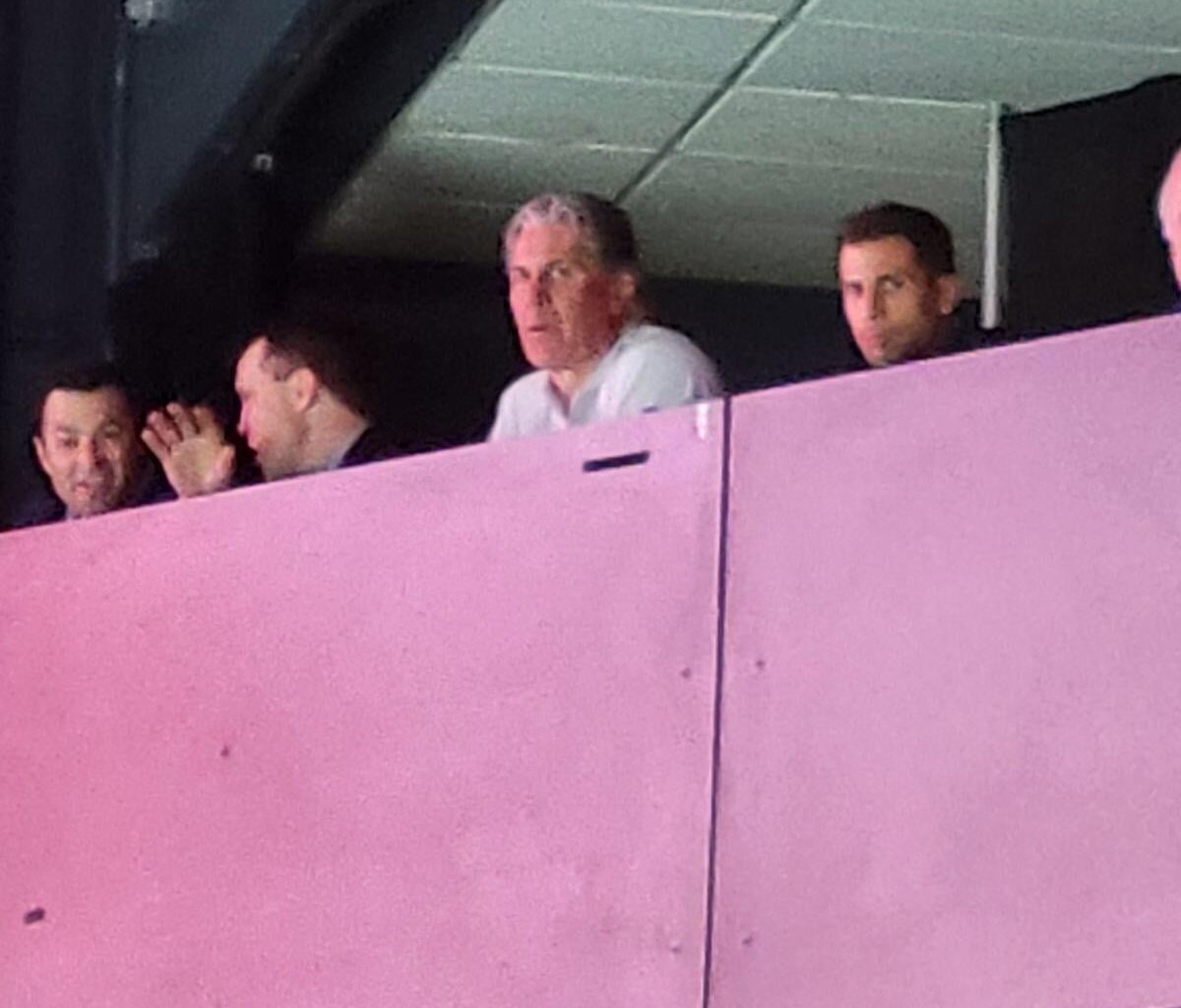 Jared Bednar Attended the Eagles Game