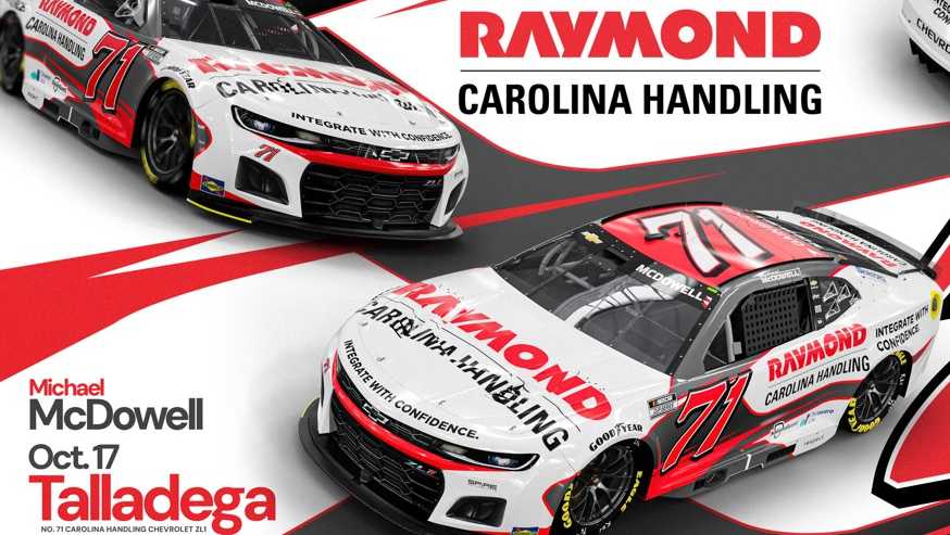 Cup Series driver McDowell partnering with area company