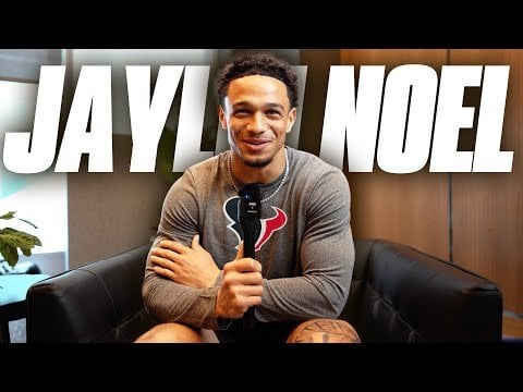 Texans WR Jaylin Noel talks Cj Stroud , Nico Collins and Iowa State 🫡