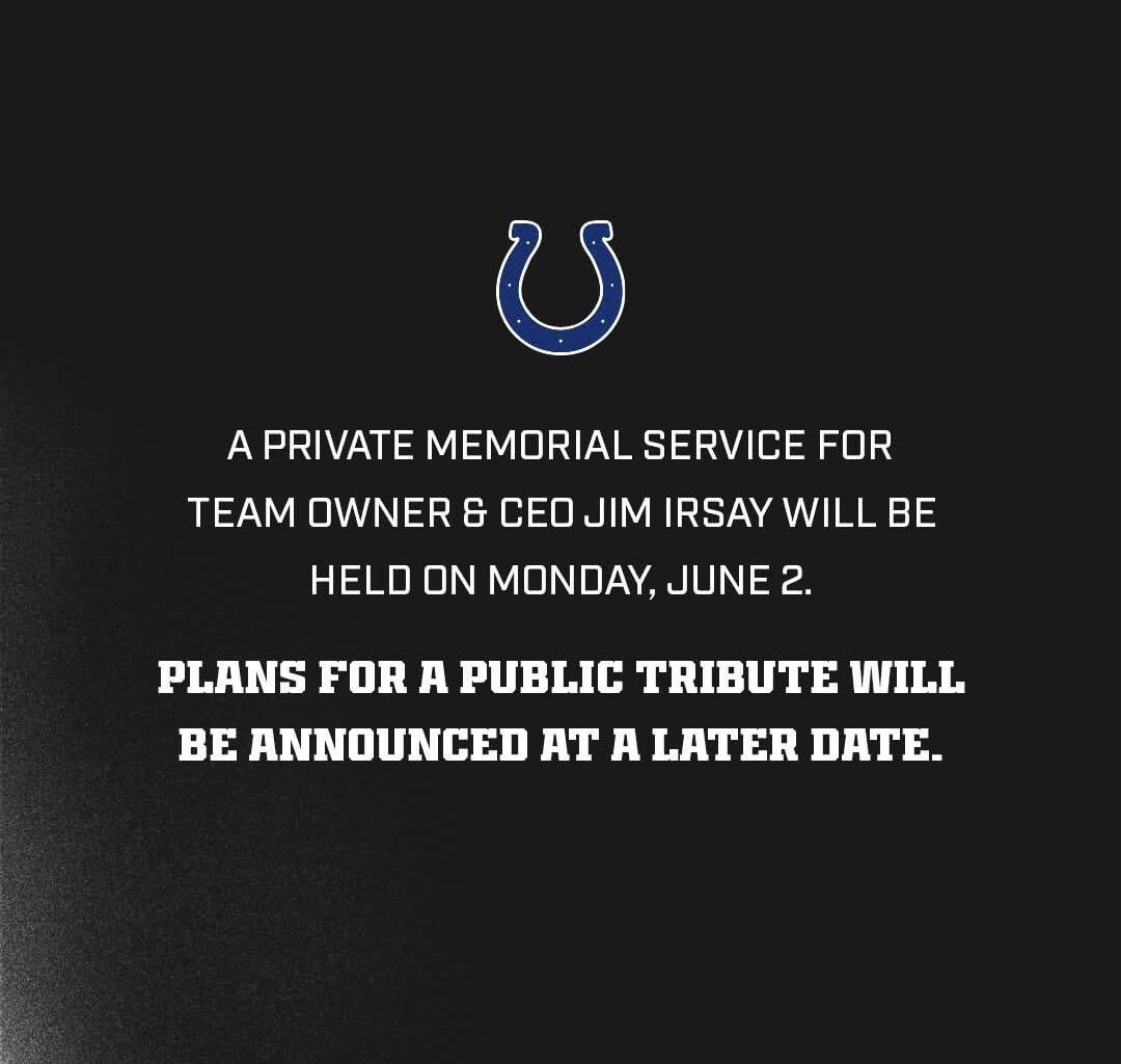 Jim Irsay Memorial Service
